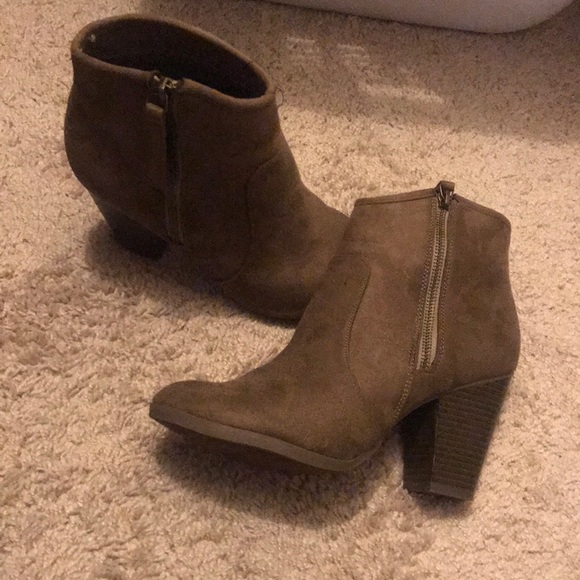 Taupe booties from Target. - Picture 1 of 1